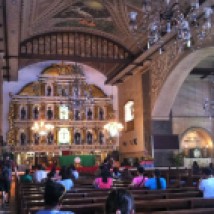 One of the many pretty churches in the Philippines.